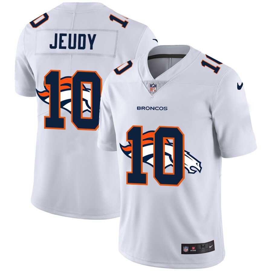 Nike Broncos 10 Jerry Jeudy White Shadow Logo Limited Jersey Yhua,We sell and wholesale Nike Broncos 10 Jerry Jeudy White Shadow Logo Limited Jersey Yhua on line form chian!